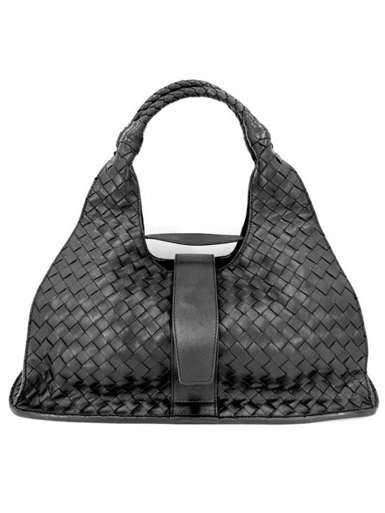 Bottega Veneta Handbags - Bottega Veneta Tote Intrecciato Handbag Leather Black